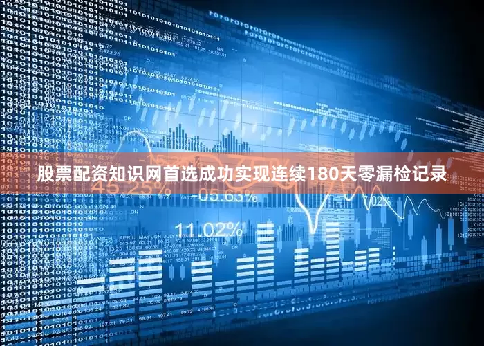 股票配资知识网首选成功实现连续180天零漏检记录